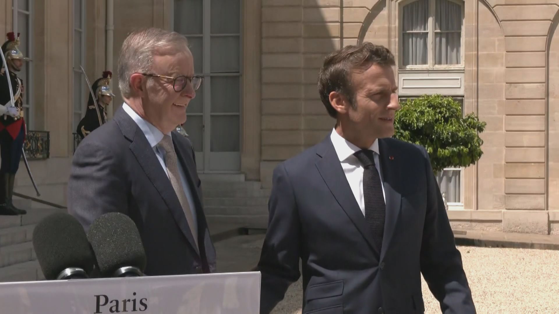 澳洲總理阿爾巴尼斯出訪法國盼修補兩國關係