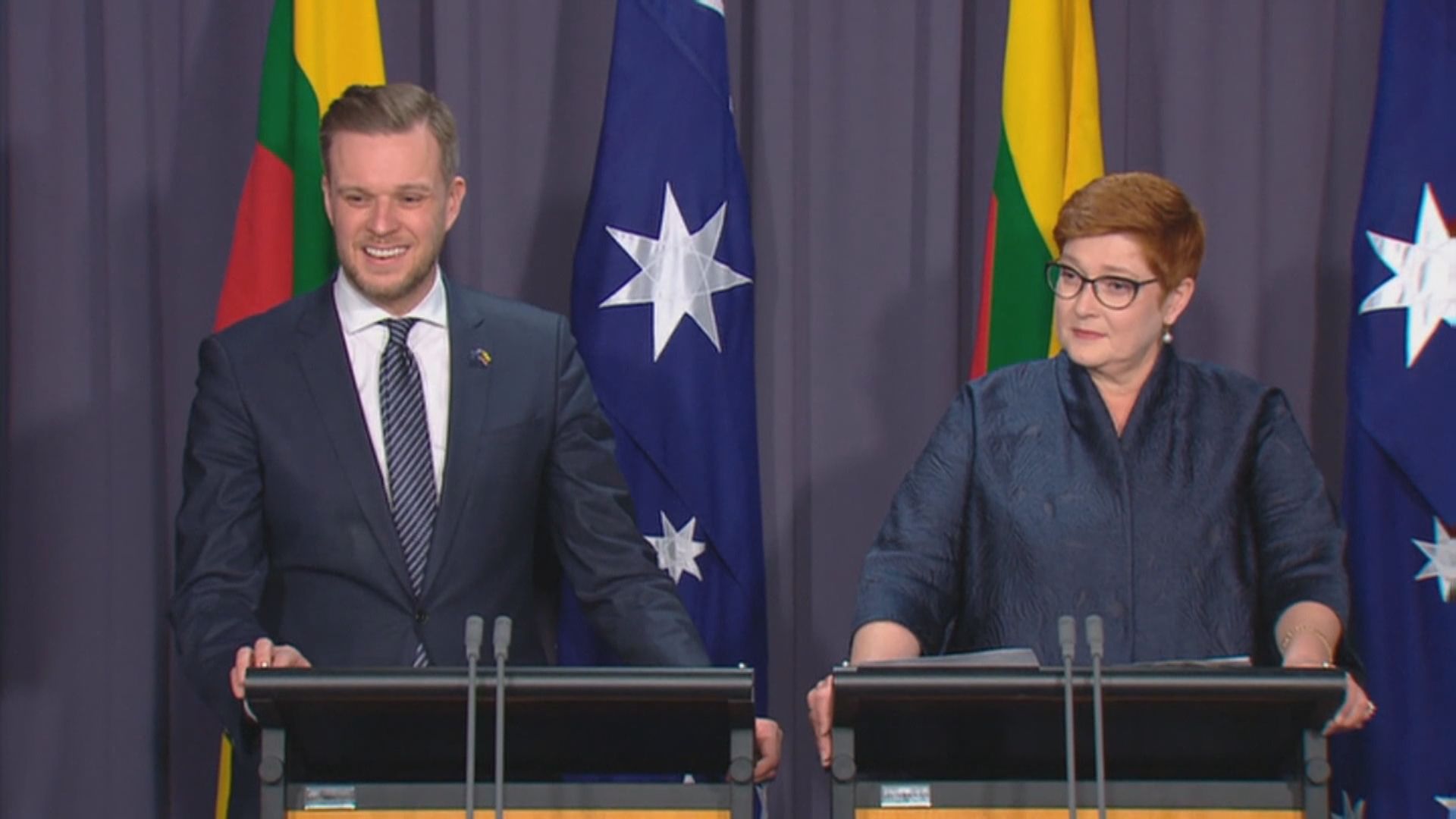 澳洲立陶宛同意合作對抗中國經濟脅迫