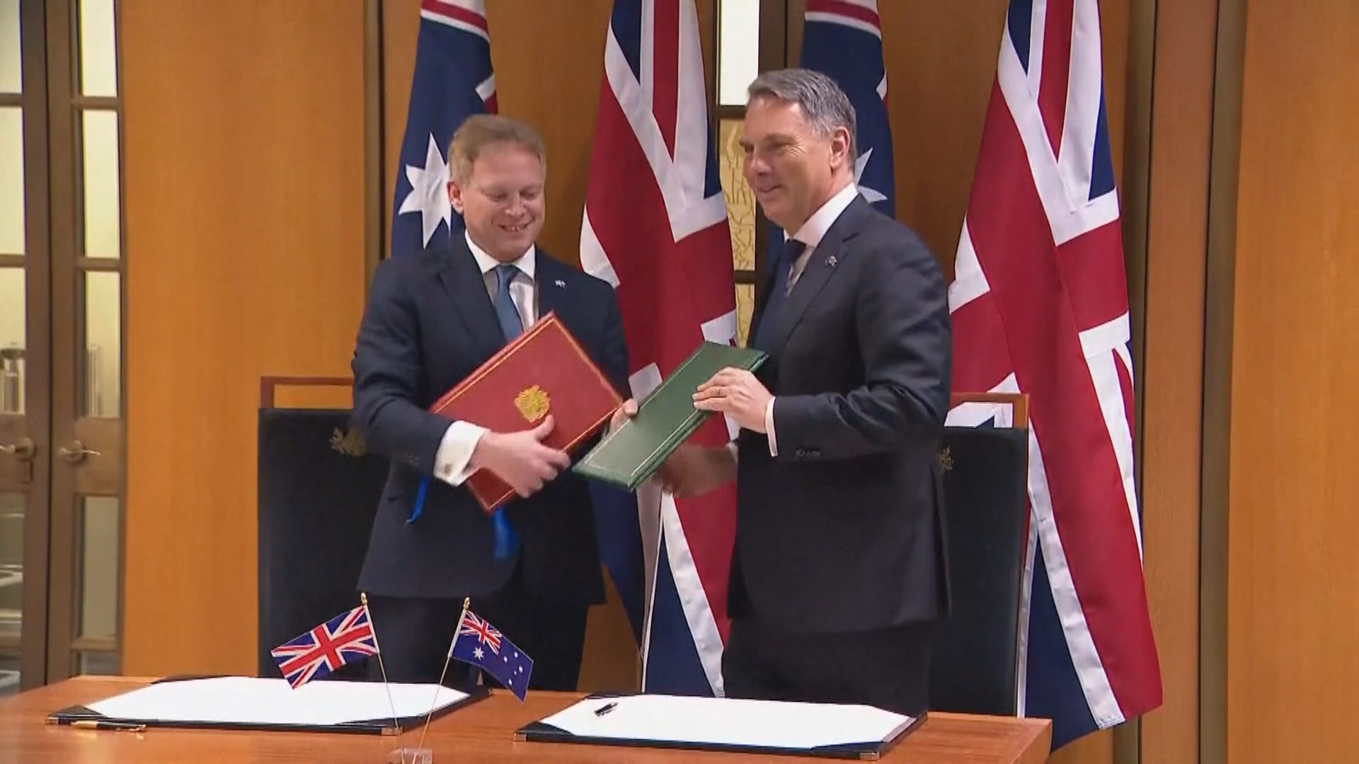 英國與澳洲簽署新國防協議