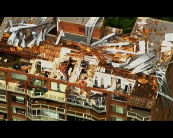
澳洲布里斯班遭風暴嚴重破壞
