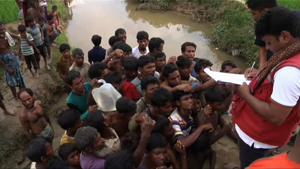 逾十萬緬甸羅興亞人逃到孟加拉