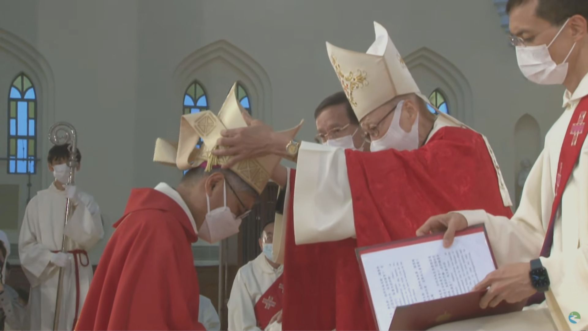 天主教香港教區舉行晉牧禮　周守仁接任香港教區主教