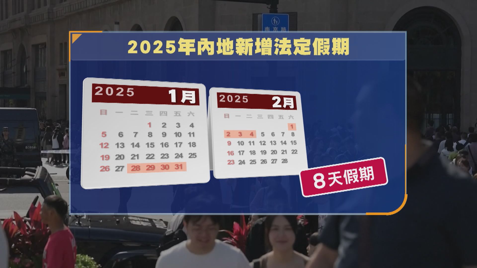 內地法定假期增至13日　推動擴大內需及服務業發展