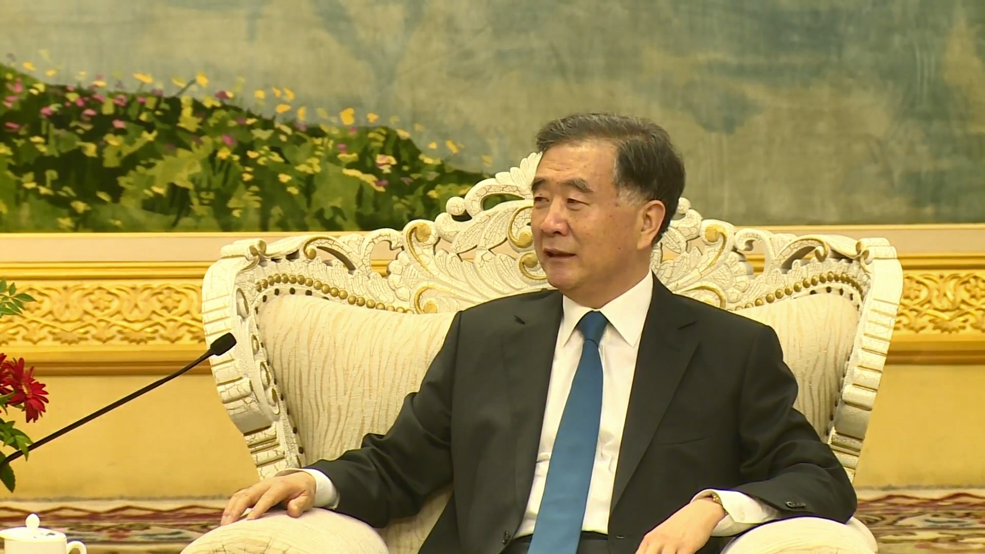汪洋讚揚中華總商會是愛國愛港重要力量