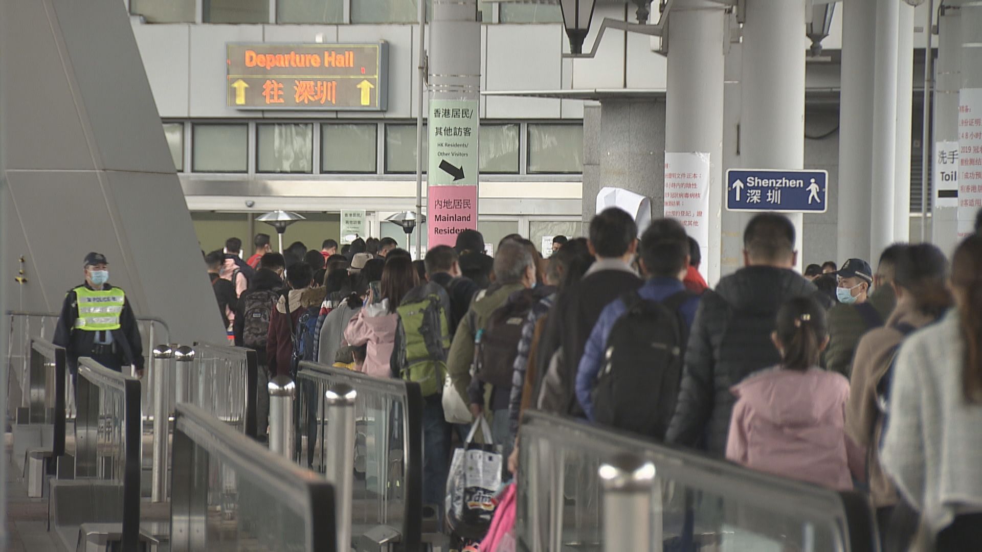 下周一起粵港陸路口岸出入境不設限額　毋須預約