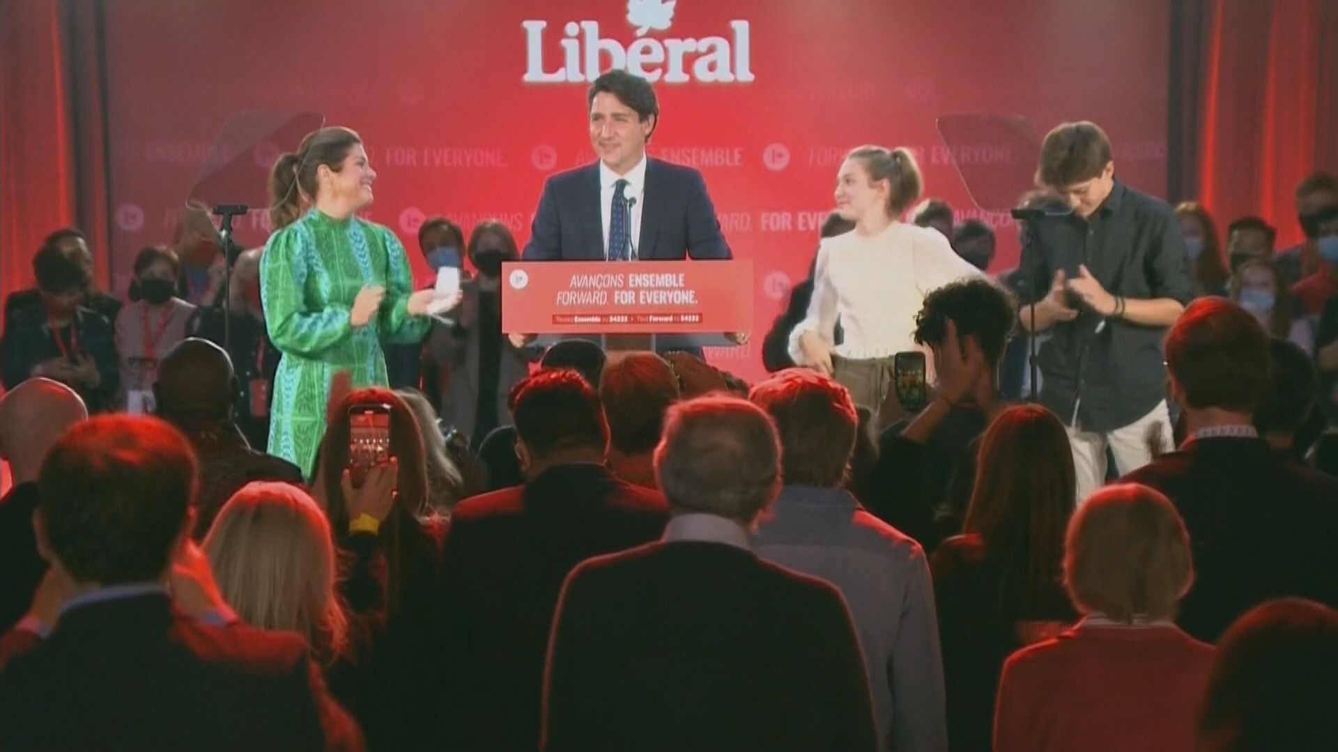 加拿大大選　傳媒推算杜魯多領導執政黨勝選惟無法單獨執政