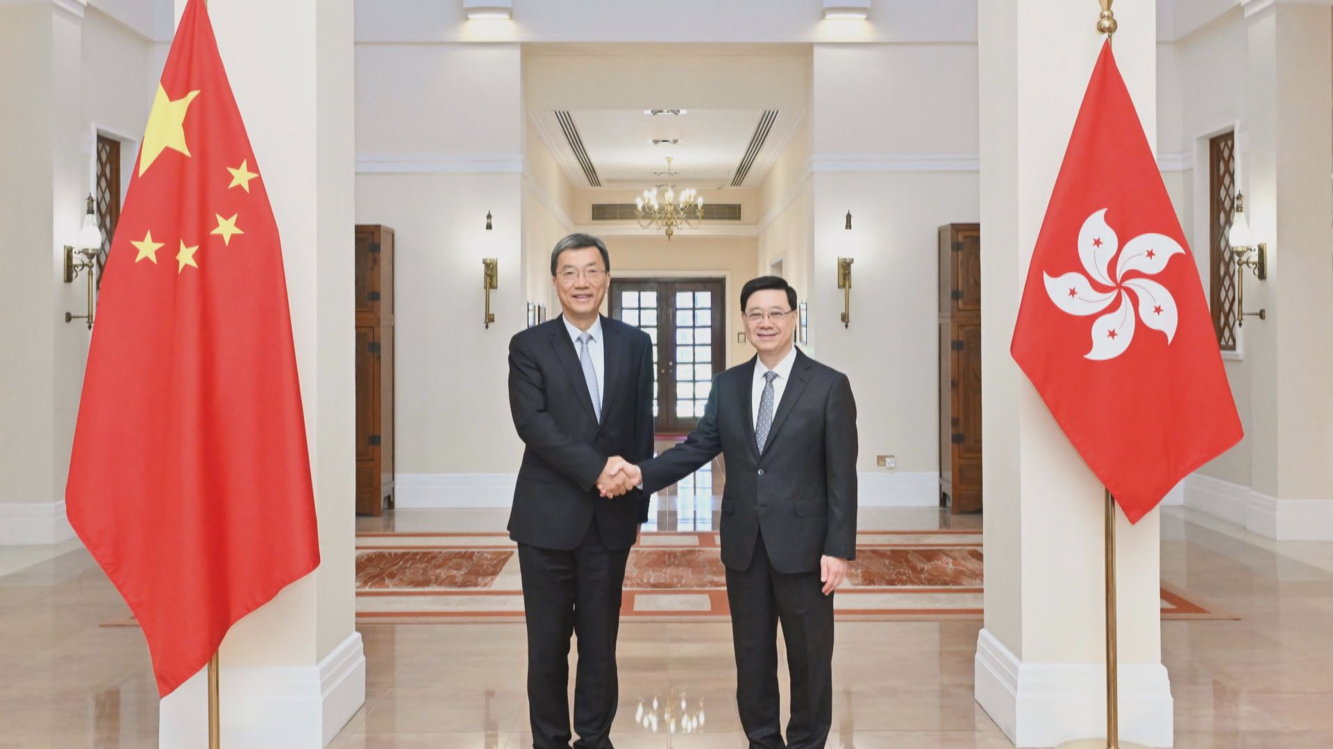 李家超與教育部長懷進鵬會面