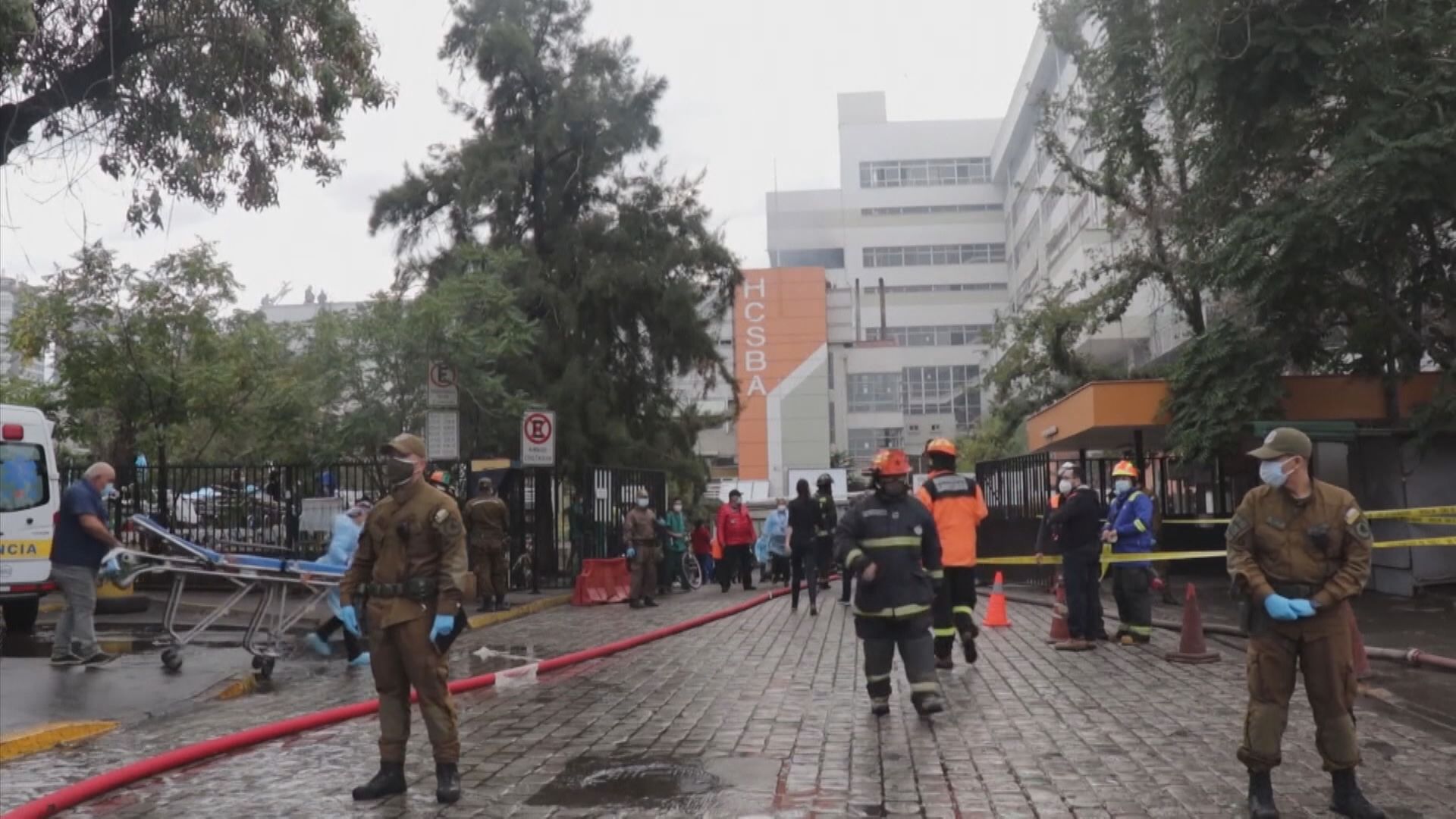 智利一間醫院起火　全部病人須轉移其他醫院