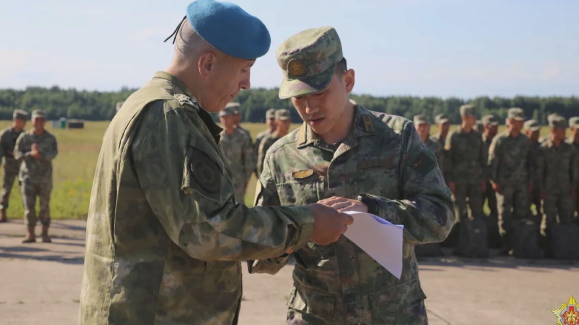中國和白俄羅斯軍隊周一起舉行陸軍聯合訓練