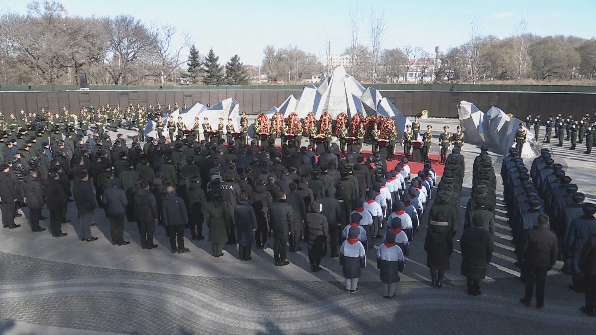 第十批在韓志願軍烈士遺骸在瀋陽下葬