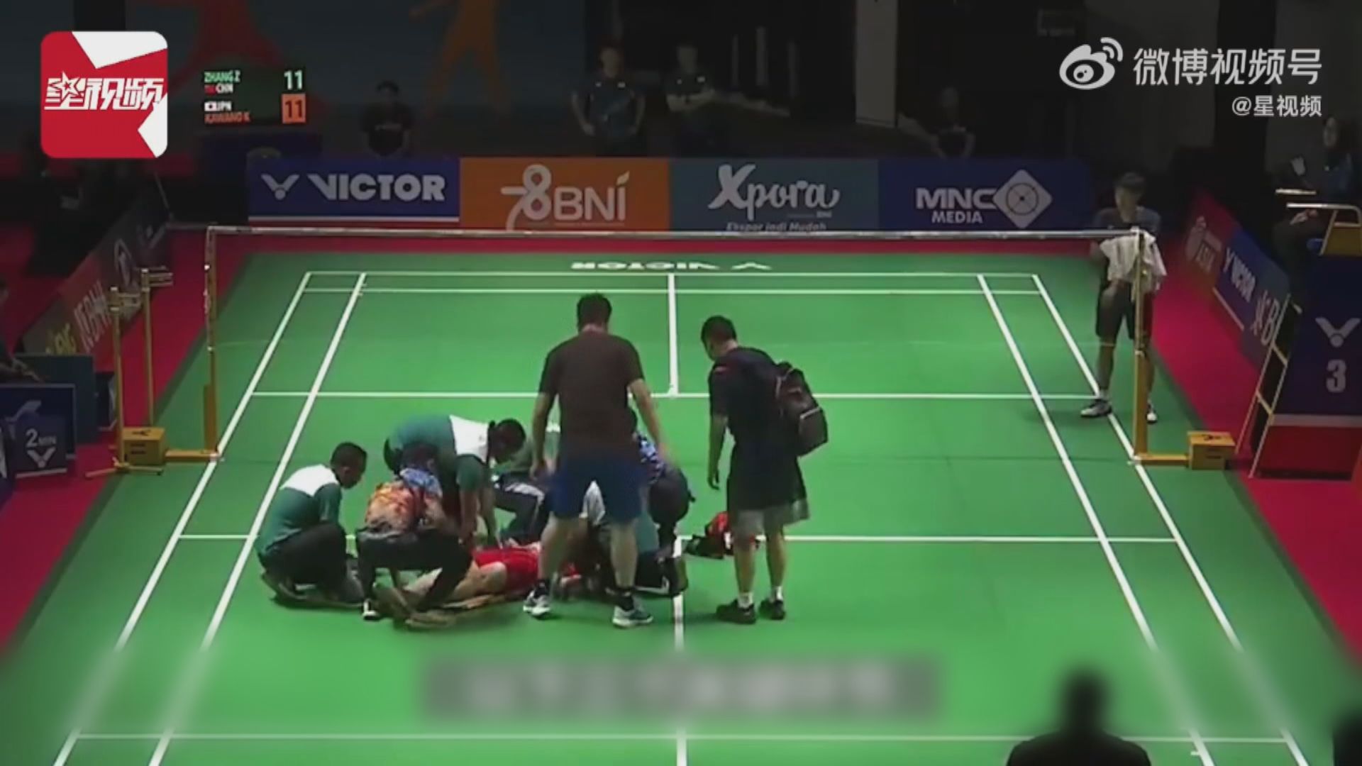 中國羽毛球小將張志杰 印尼比賽暈倒猝逝