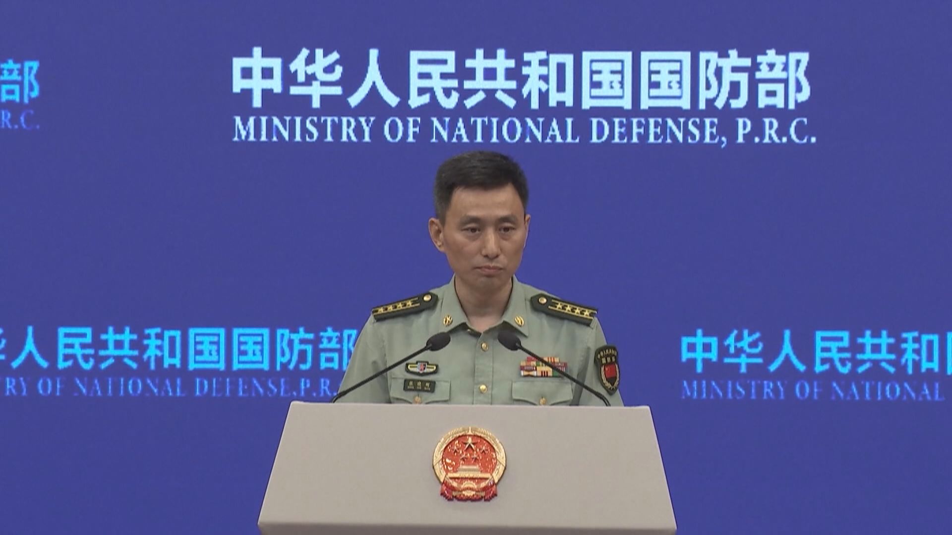 北京重申反對美台進行任何軍事勾連