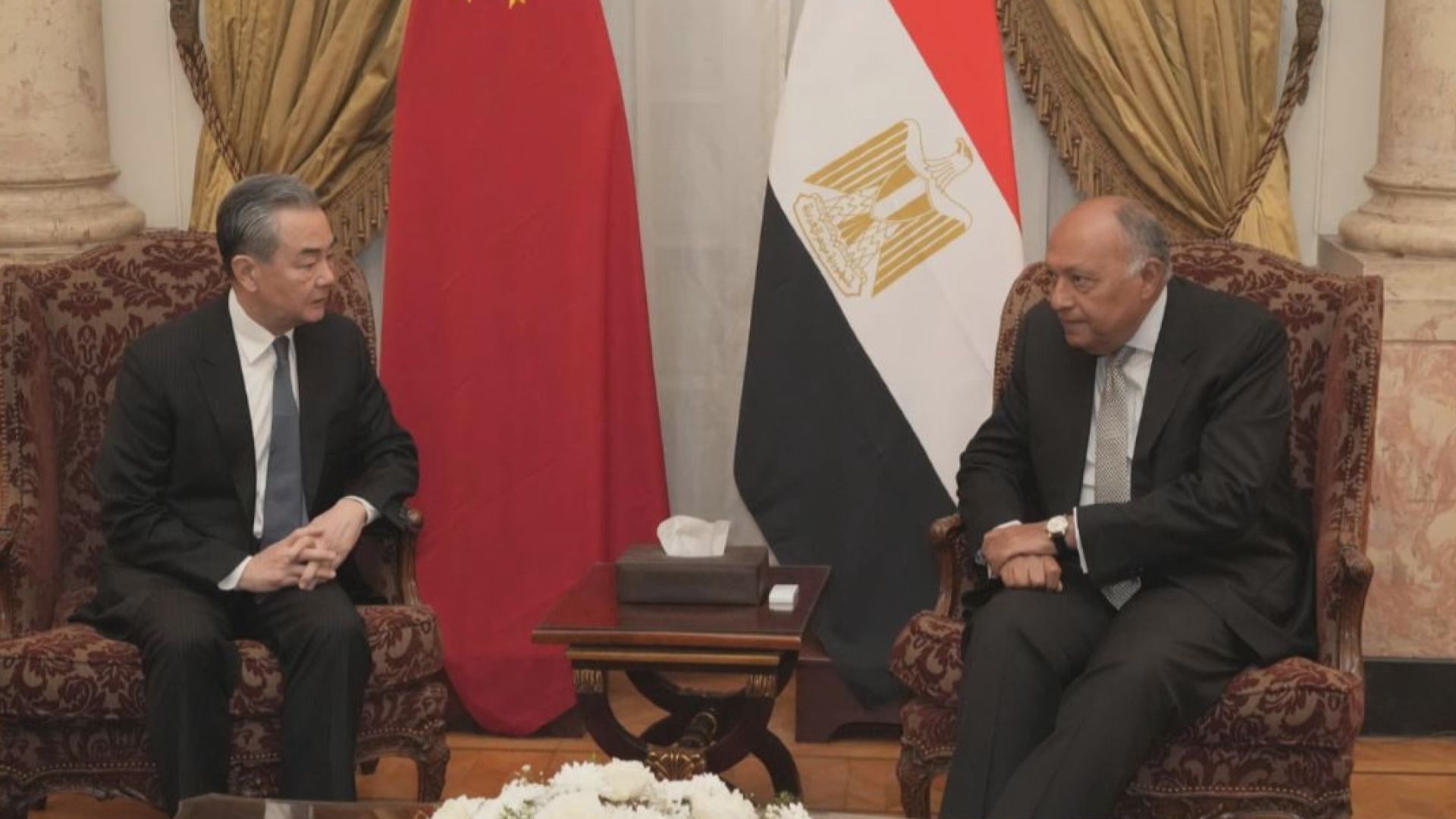 中國與埃及發表聯合聲明  關注紅海加沙局勢發展
