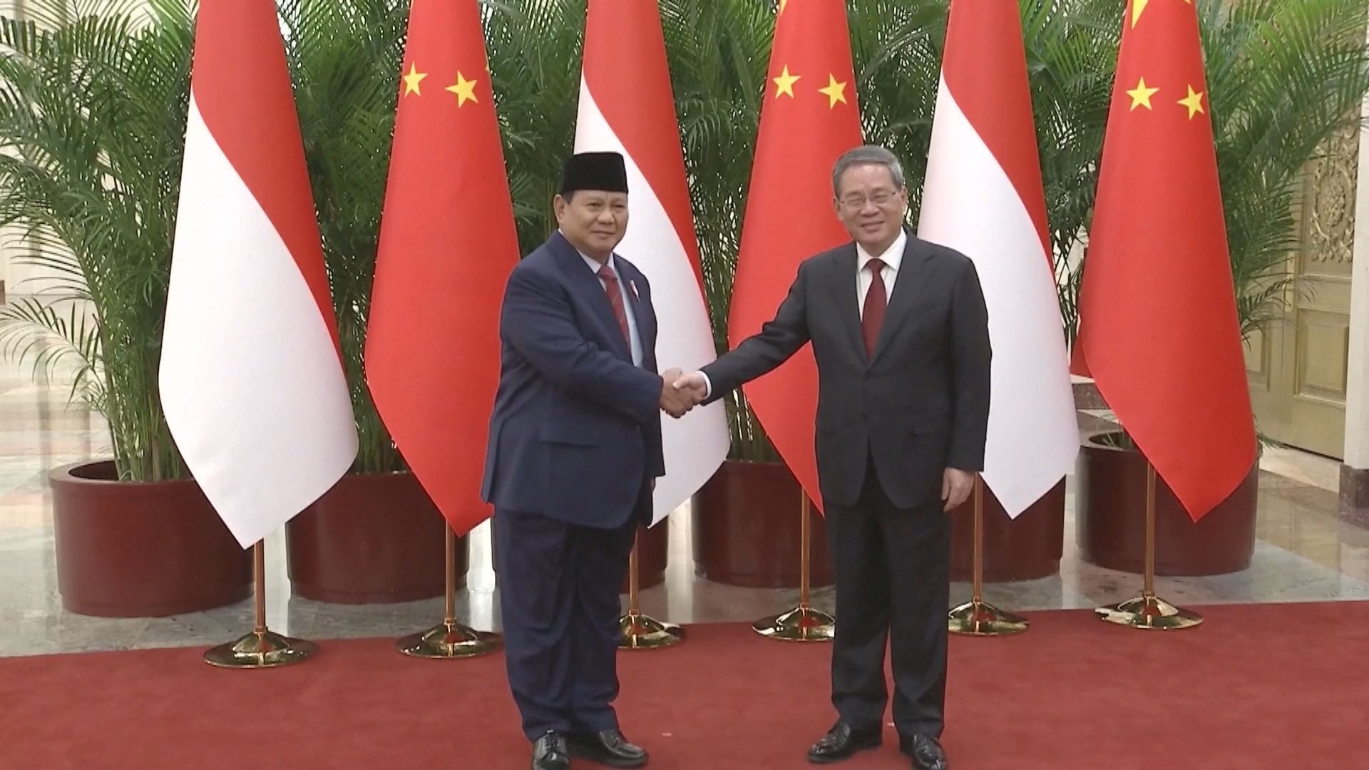 印尼總統當選人普拉博沃訪華會晤李強