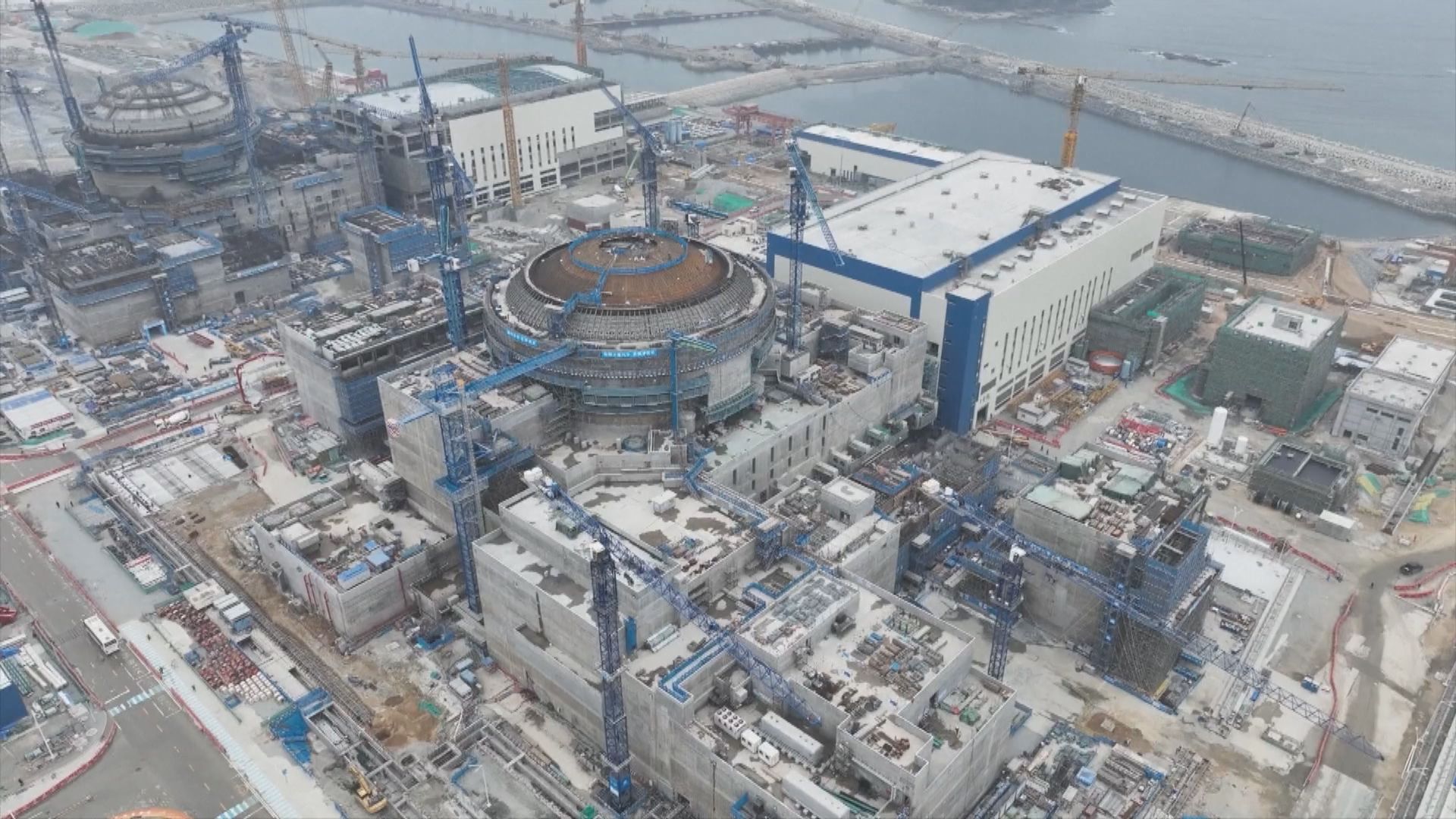廣東惠州太平嶺核電站一號機組完成外穹頂驗收