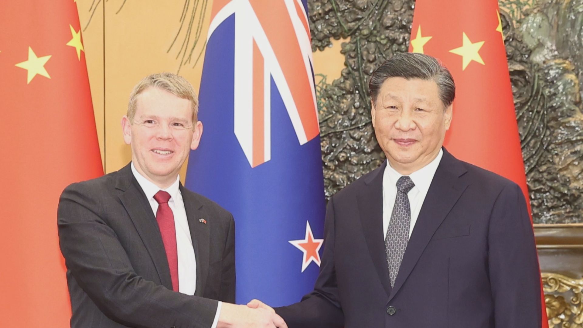 習近平會見新西蘭總理希普金斯 指中國始終視新西蘭為朋友及夥伴