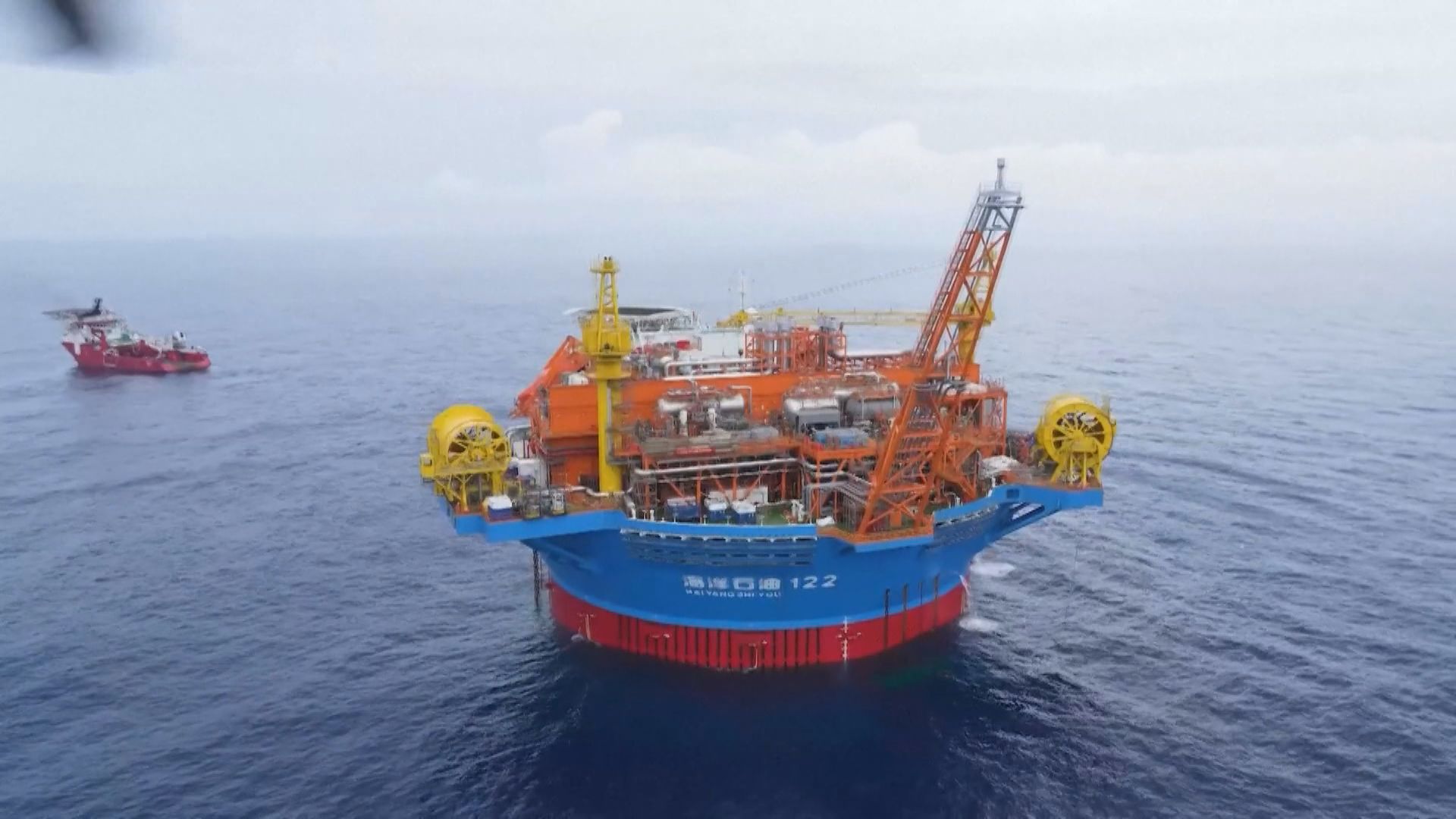 內地自主研發海上油氣加工廠「海葵一號」完成安裝
