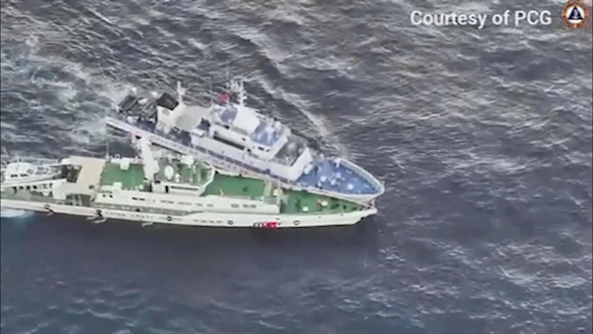 中菲船隻仁愛礁附近擦撞 中國海警︰非法闖入 責任全在菲方