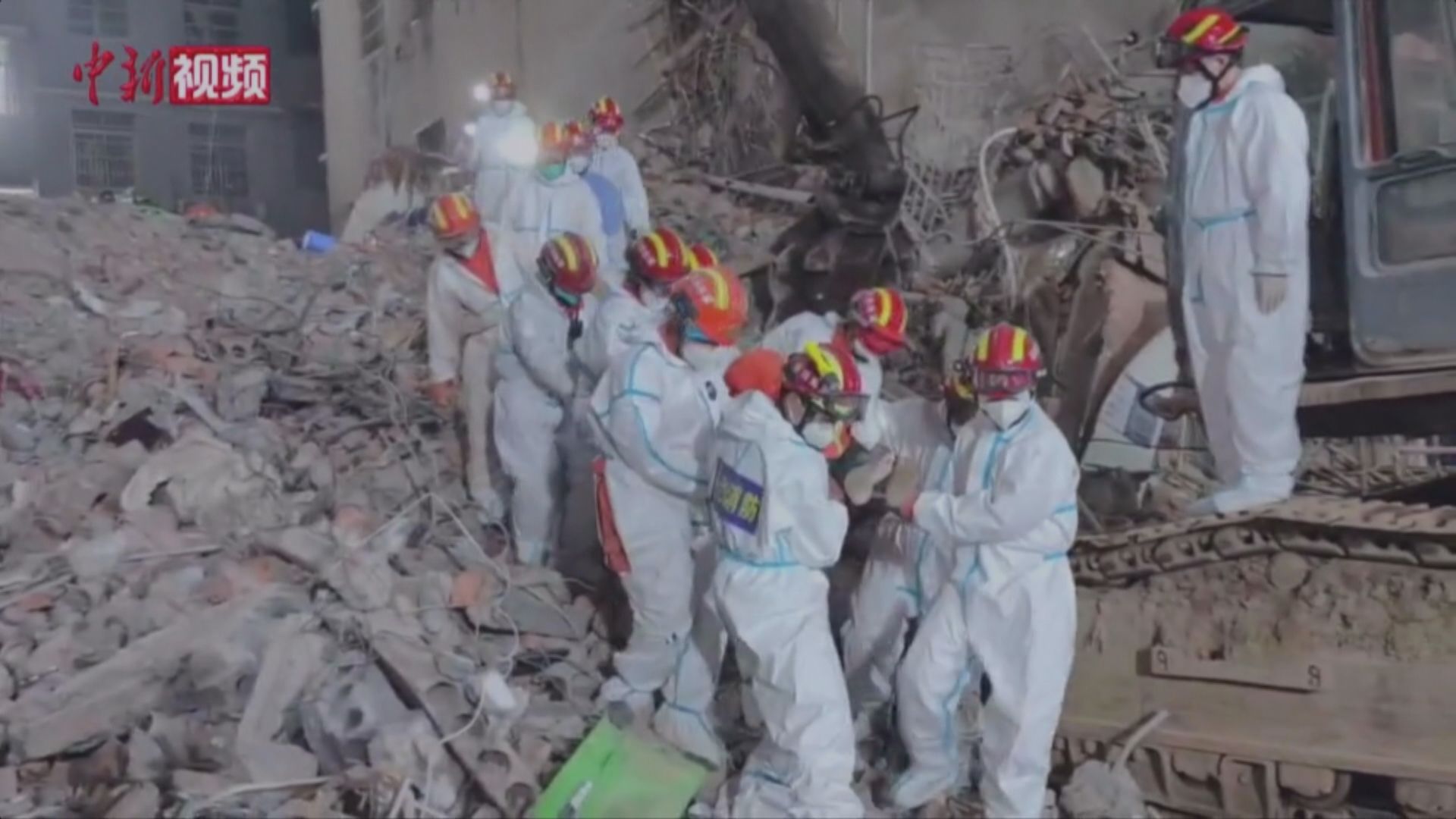 長沙塌樓事故釀五死　第10名生還者被困逾131小時獲救