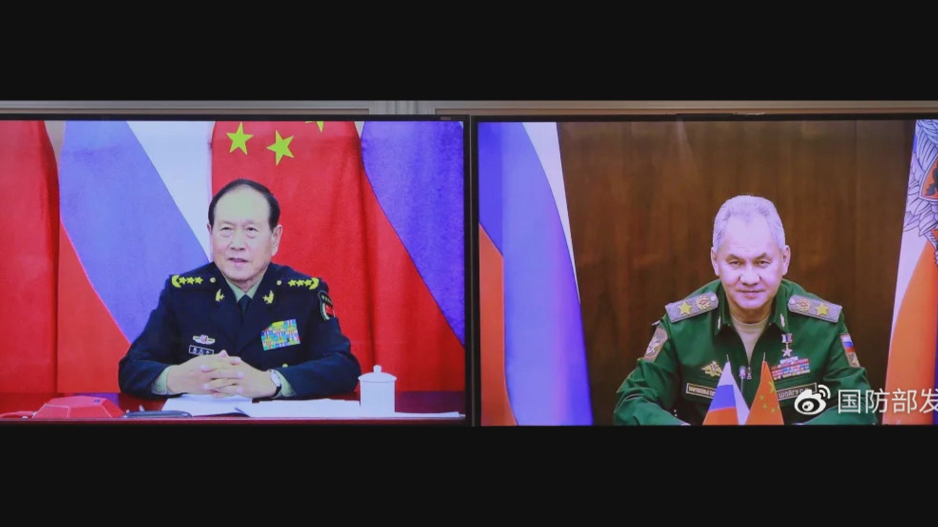 中俄防長視像通話　同意深化兩軍戰略協作