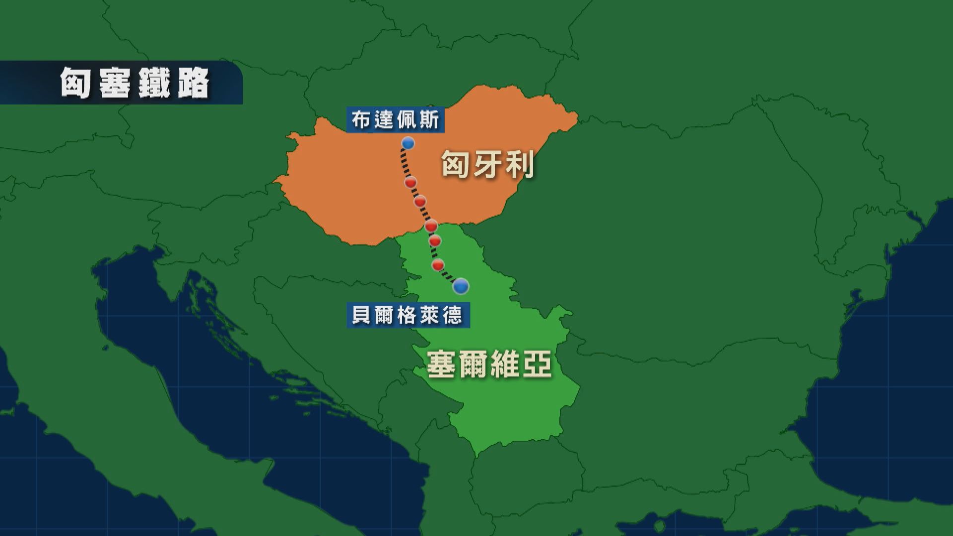 中塞簽訂採購合同 標誌時速200公里中國動車首次出口至歐洲