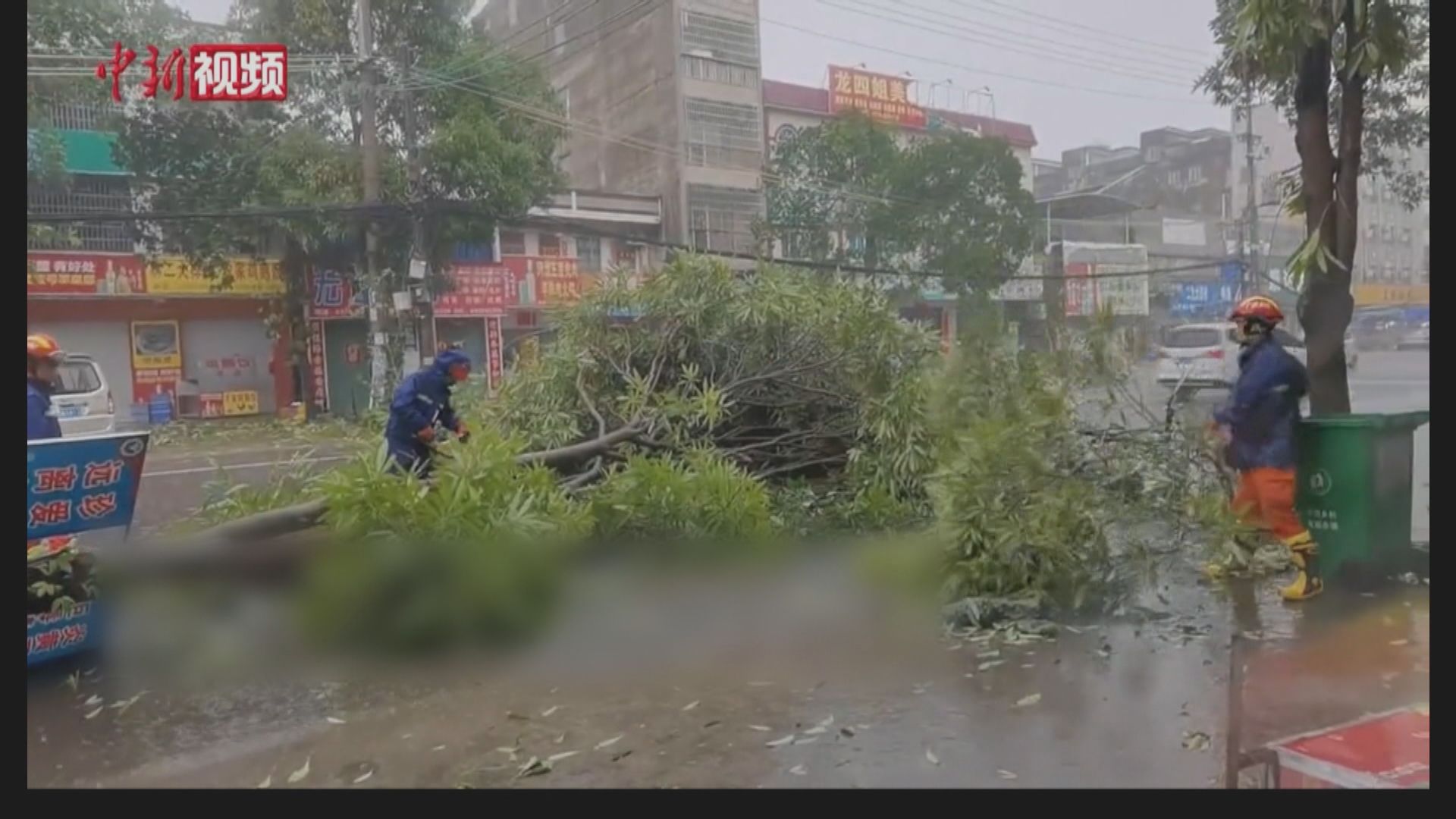 泰利於廣西北海市二次登陸 為華南多處帶來狂風暴雨