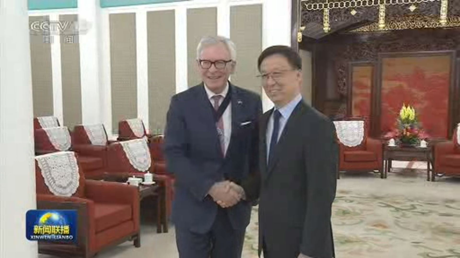 韓正與倫敦金融城市長會面 指願與英國金融界深化互利合作