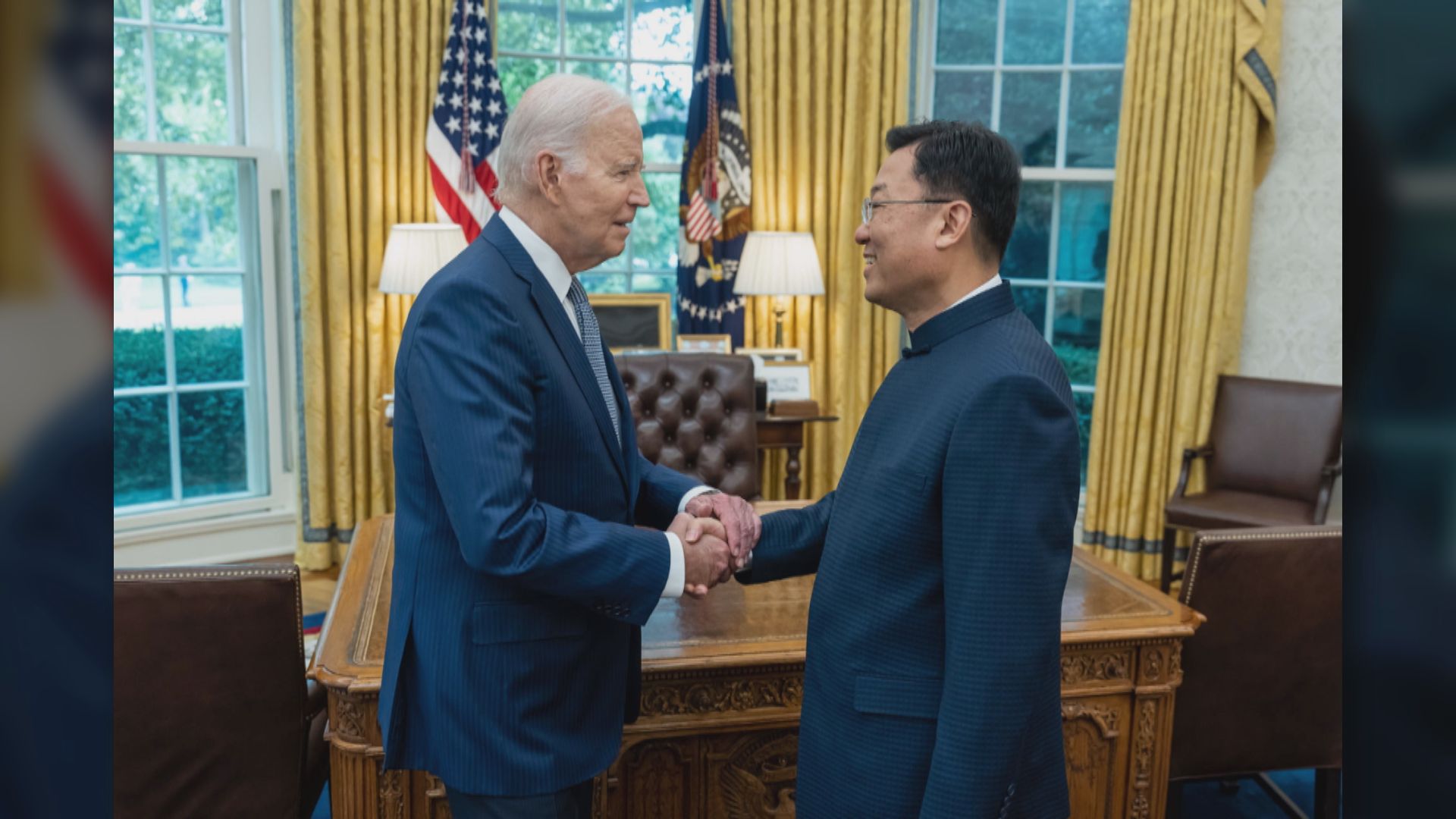 駐美大使謝鋒向美國總統拜登遞交國書