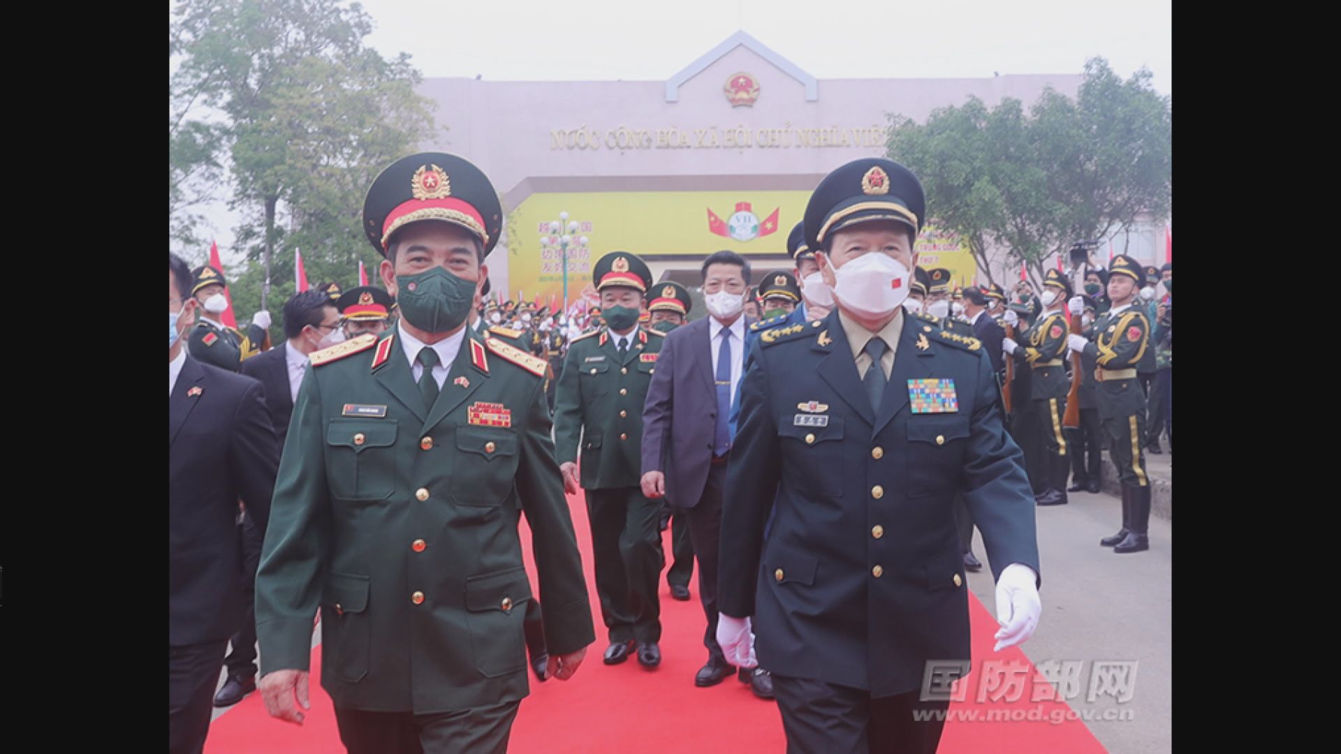 魏鳳和與越南防長會談強調要共同維護南海和平穩定