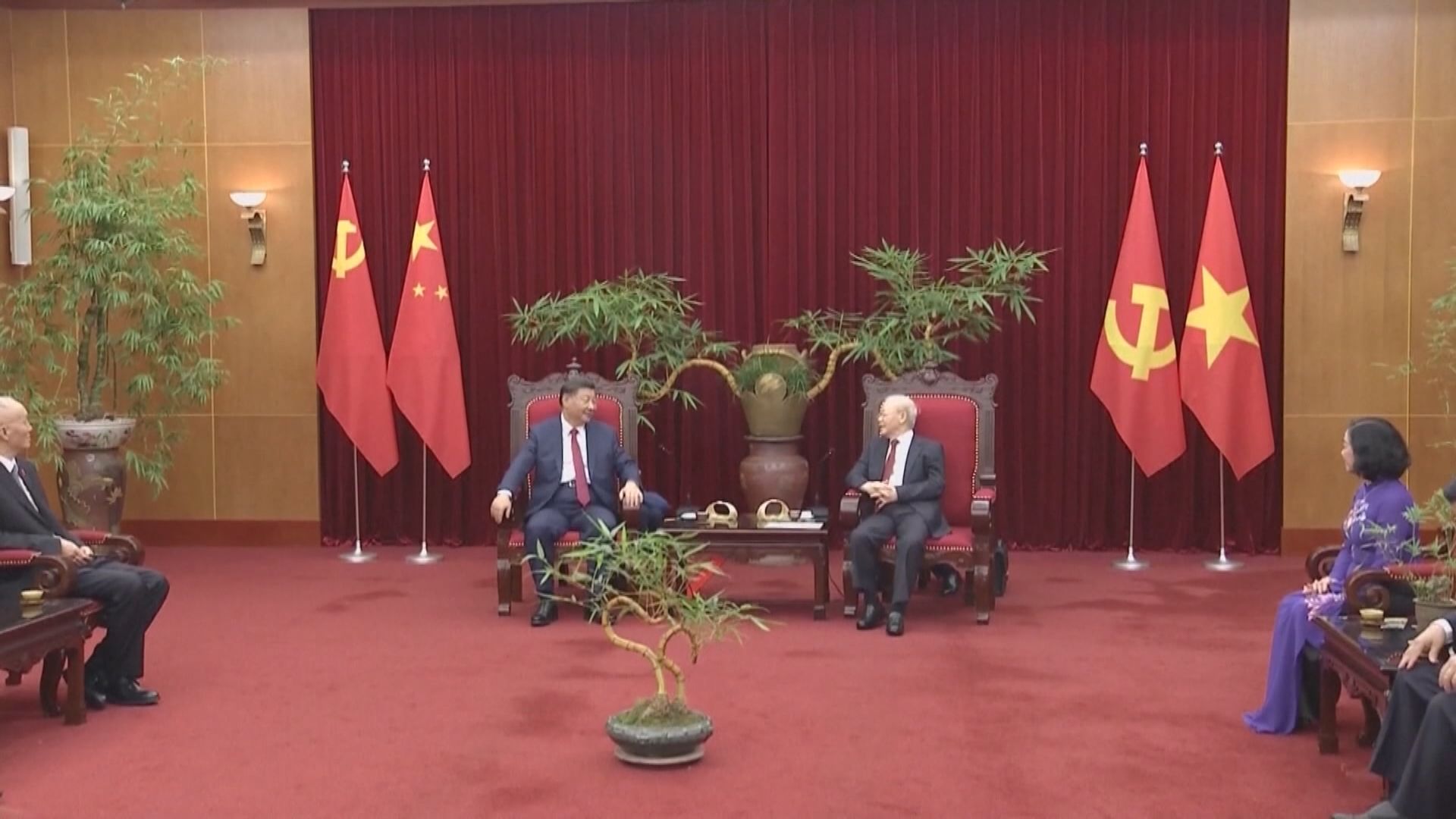 習近平展開第二日國事訪問越南行程 會晤多位越南領導人