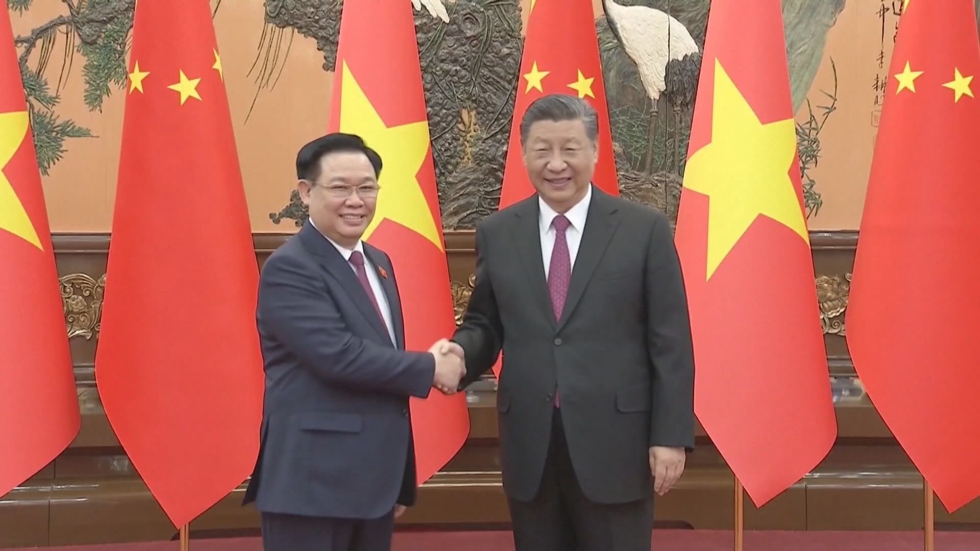 習近平晤越南國會主席王庭惠 指捍衛社會主義制度是兩國共同利益