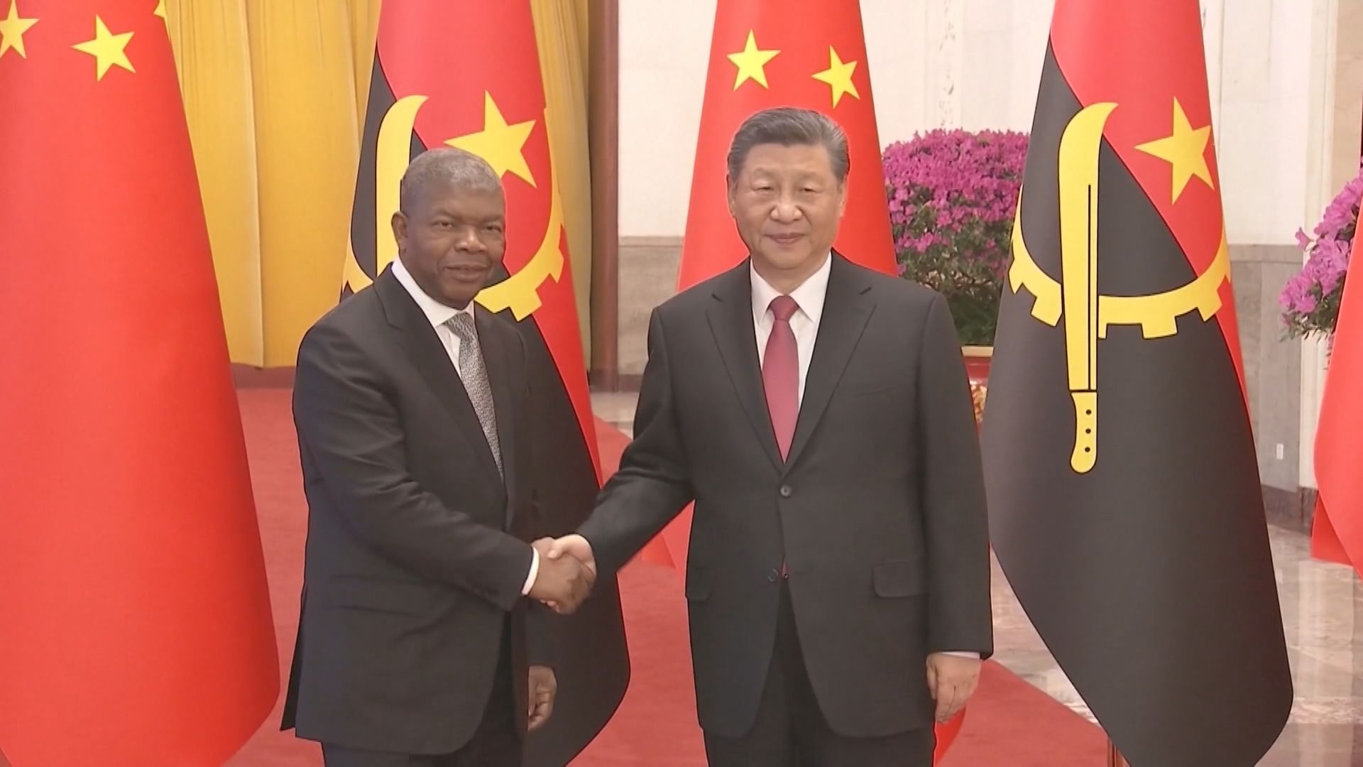 習近平與安哥拉總統會談 宣布提升雙方關係