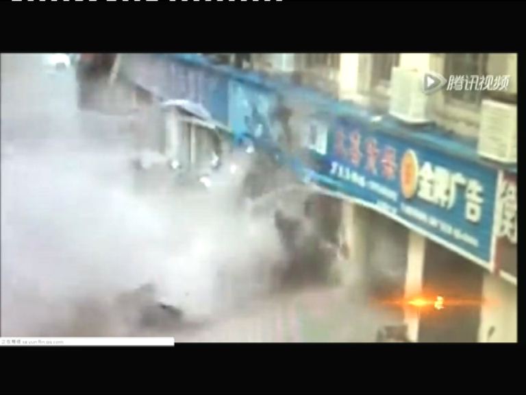 廣西柳城縣兩小時內達十五處發生爆炸