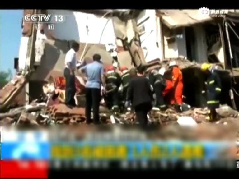 遼寧住宅樓宇爆炸倒塌一死九傷