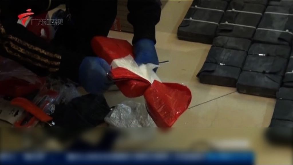 廣東省公安廳破歷來最大宗販毒案　檢1331公斤可卡因
