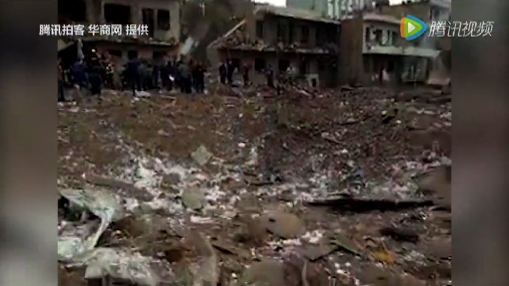 陝西建築物爆炸逾百死傷　疑私藏炸藥釀事故