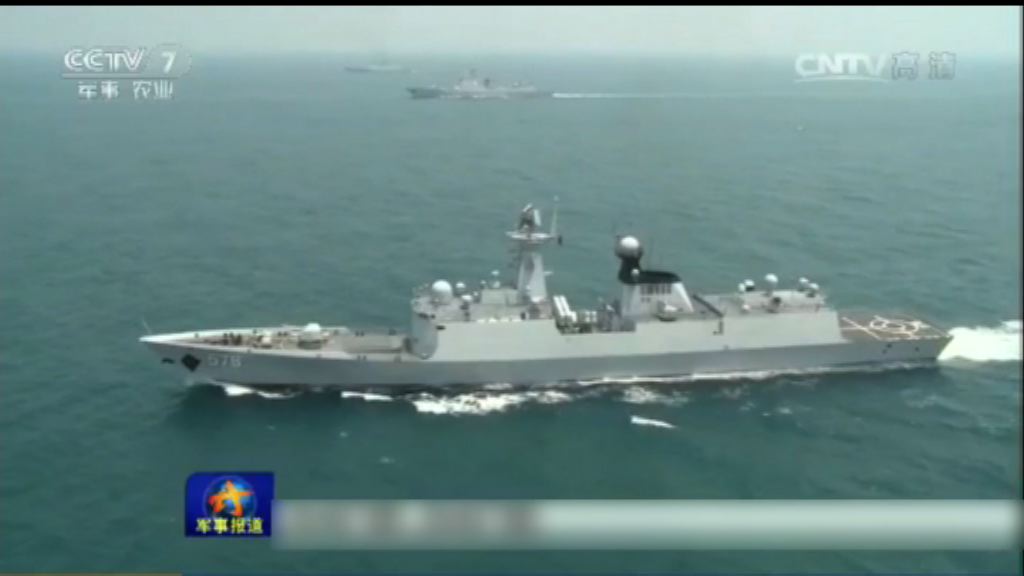中國海軍日本海演習疑遭日軍機監視
