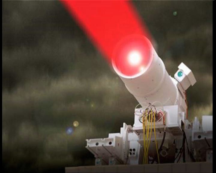 
中國試射激光武器擊落無人機