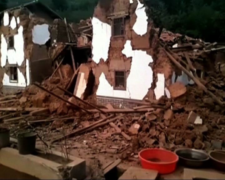 
雲南6.5級地震震央損毀嚴重