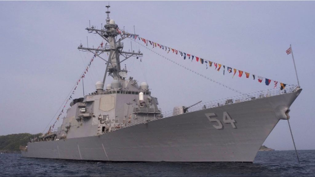 中國續批美國軍艦駛近中建島