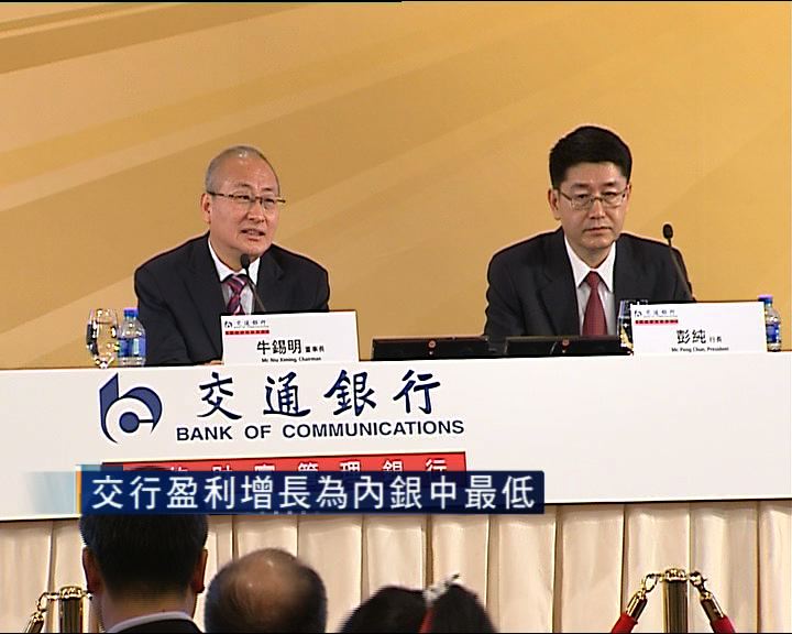 
中小行手續費收入跑贏四大行