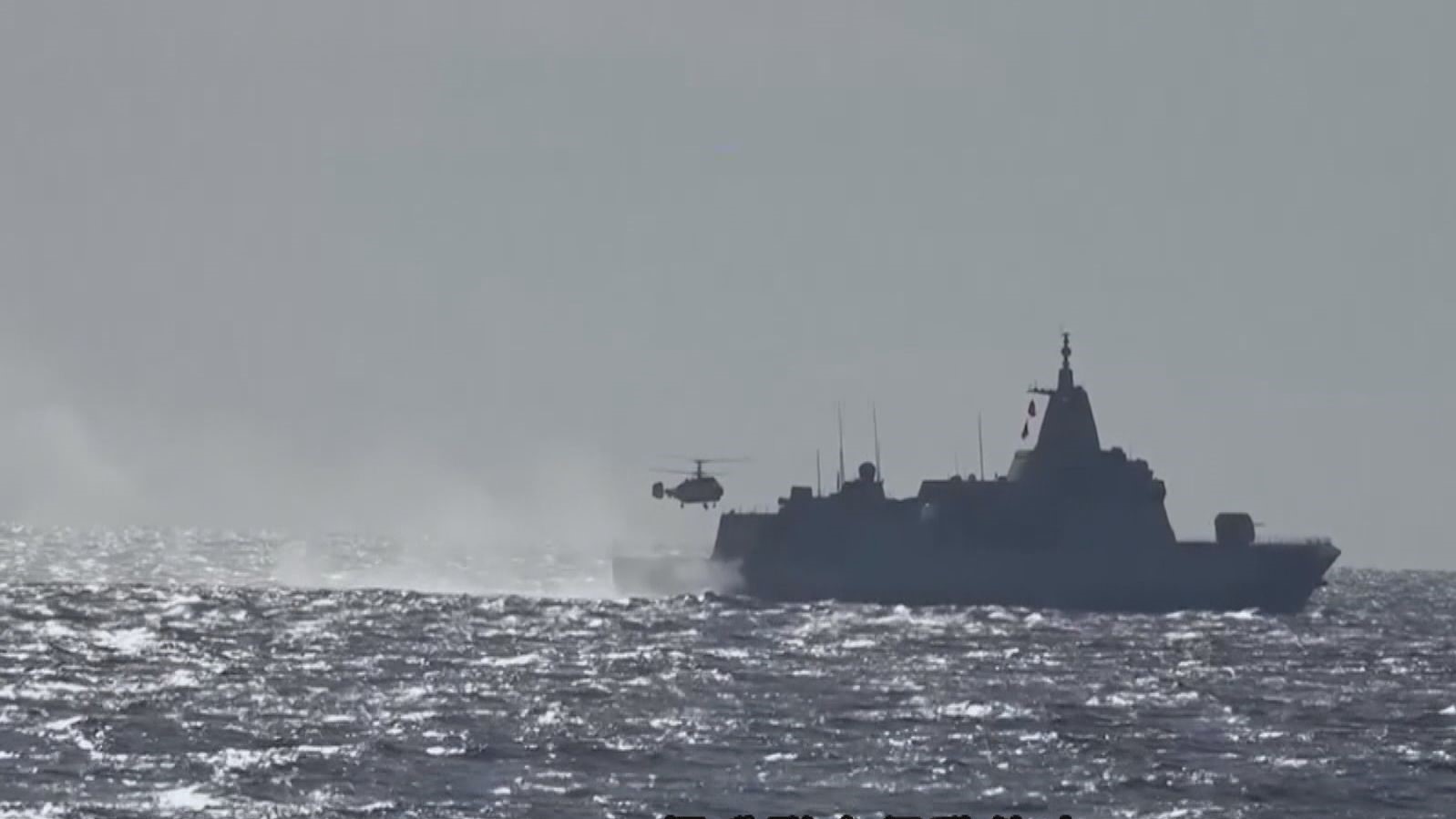 中俄軍艦於日本海等海域聯合巡航