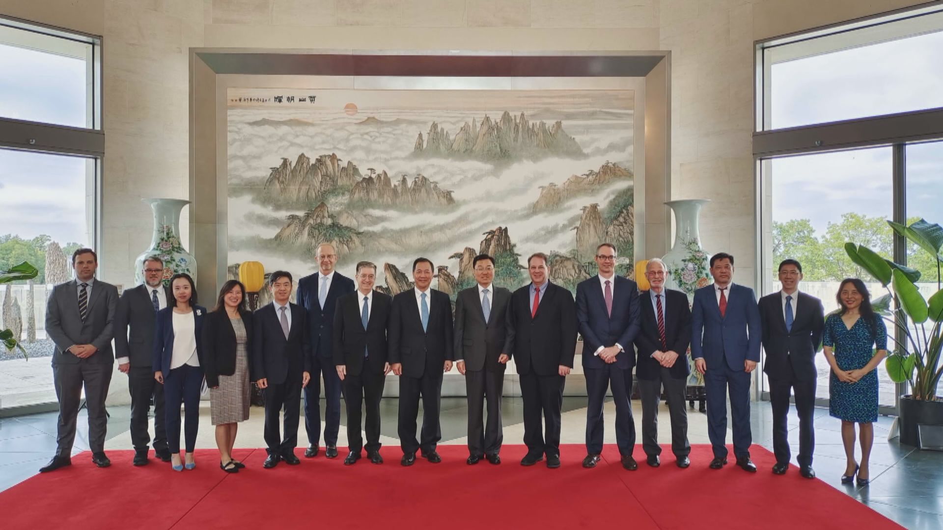 中國駐美大使謝鋒 會見上海美國商會代表團