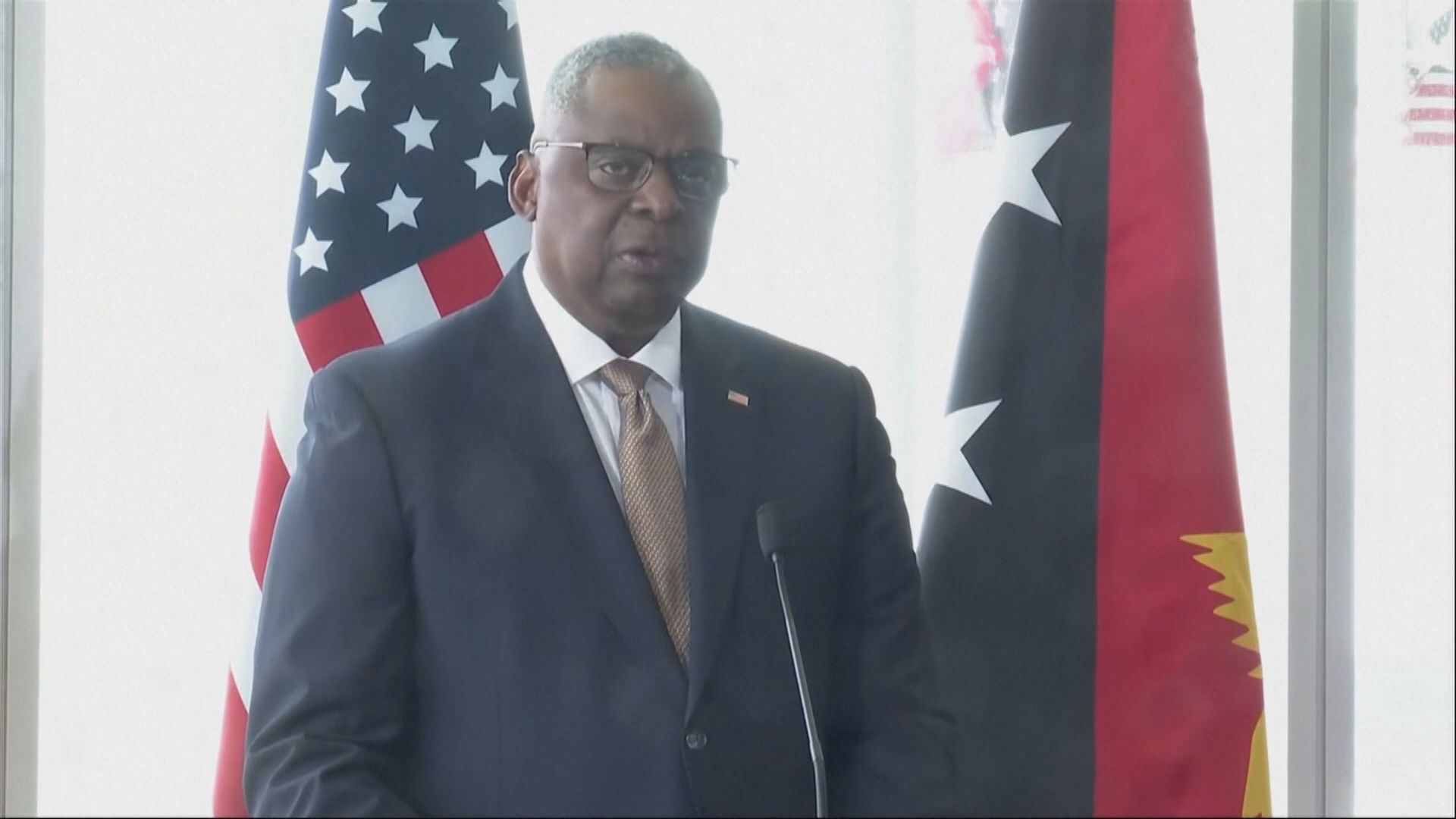 美國國防部長奧斯汀出訪巴布亞新幾內亞