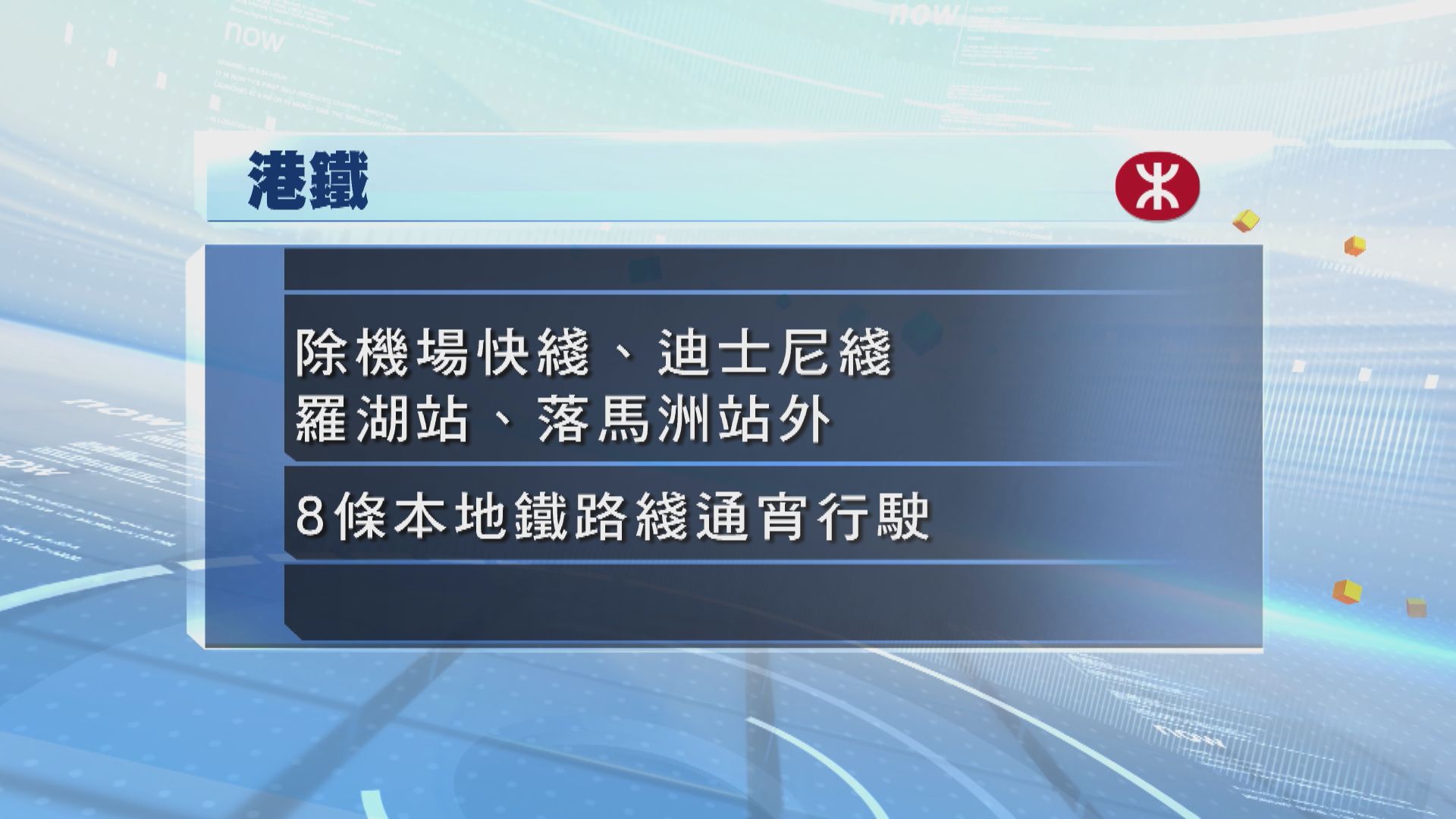 年廿九除夕　各項公共交通延長服務時間