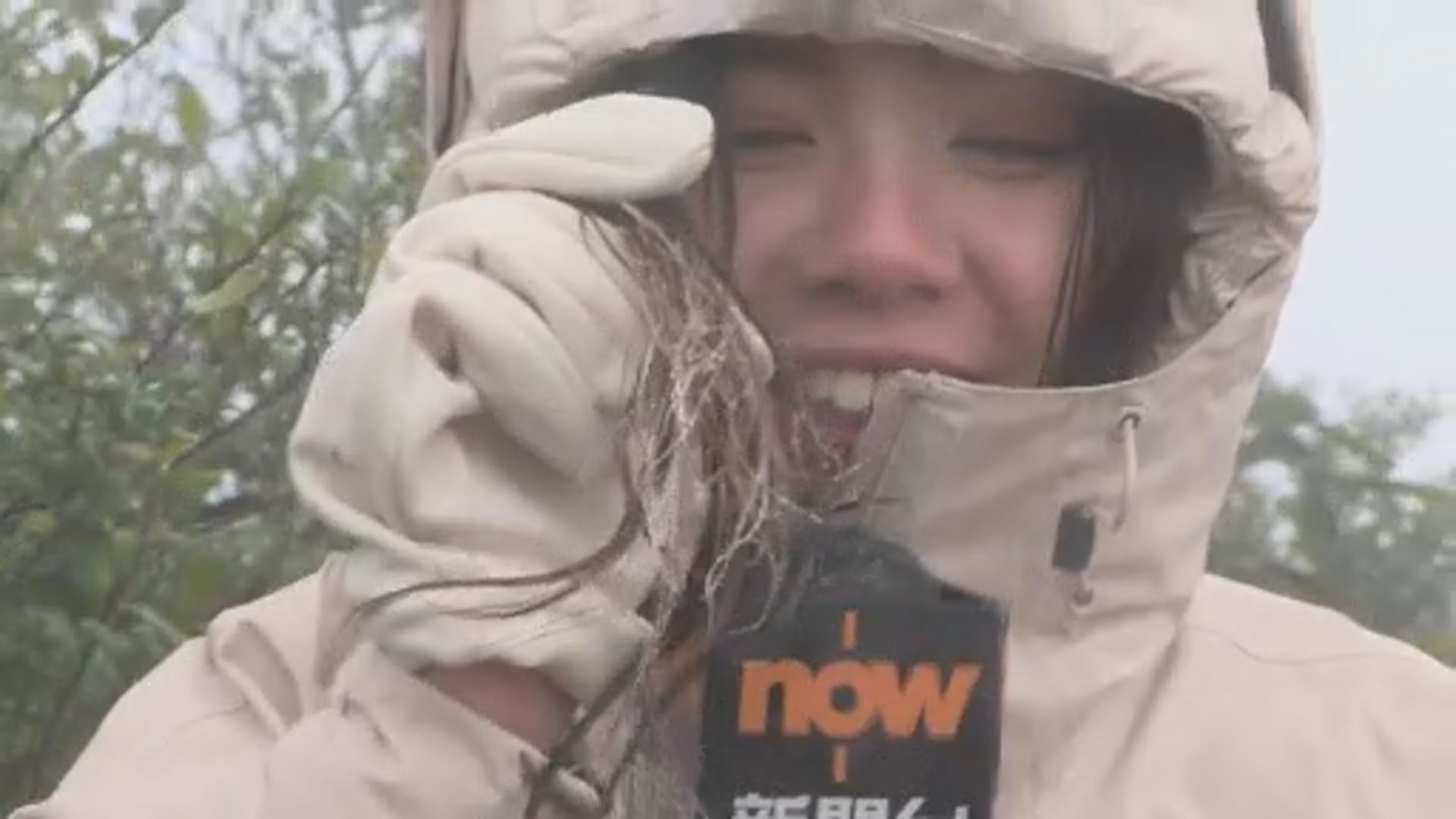大帽山一度錄得零下2.4度 山上兩小時記者頭髮結冰