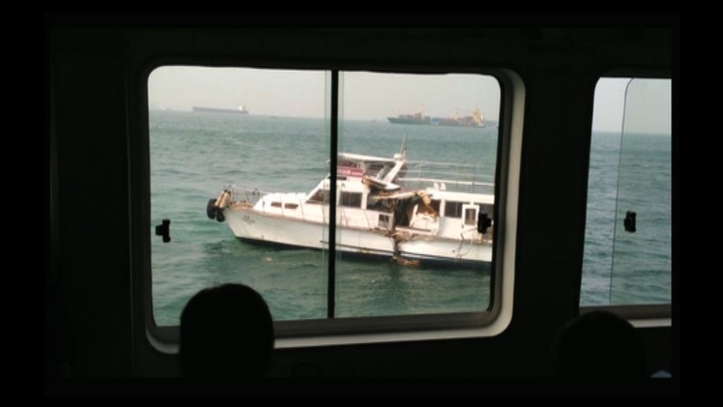 海事處正調查新渡輪和接駁船相撞事故
