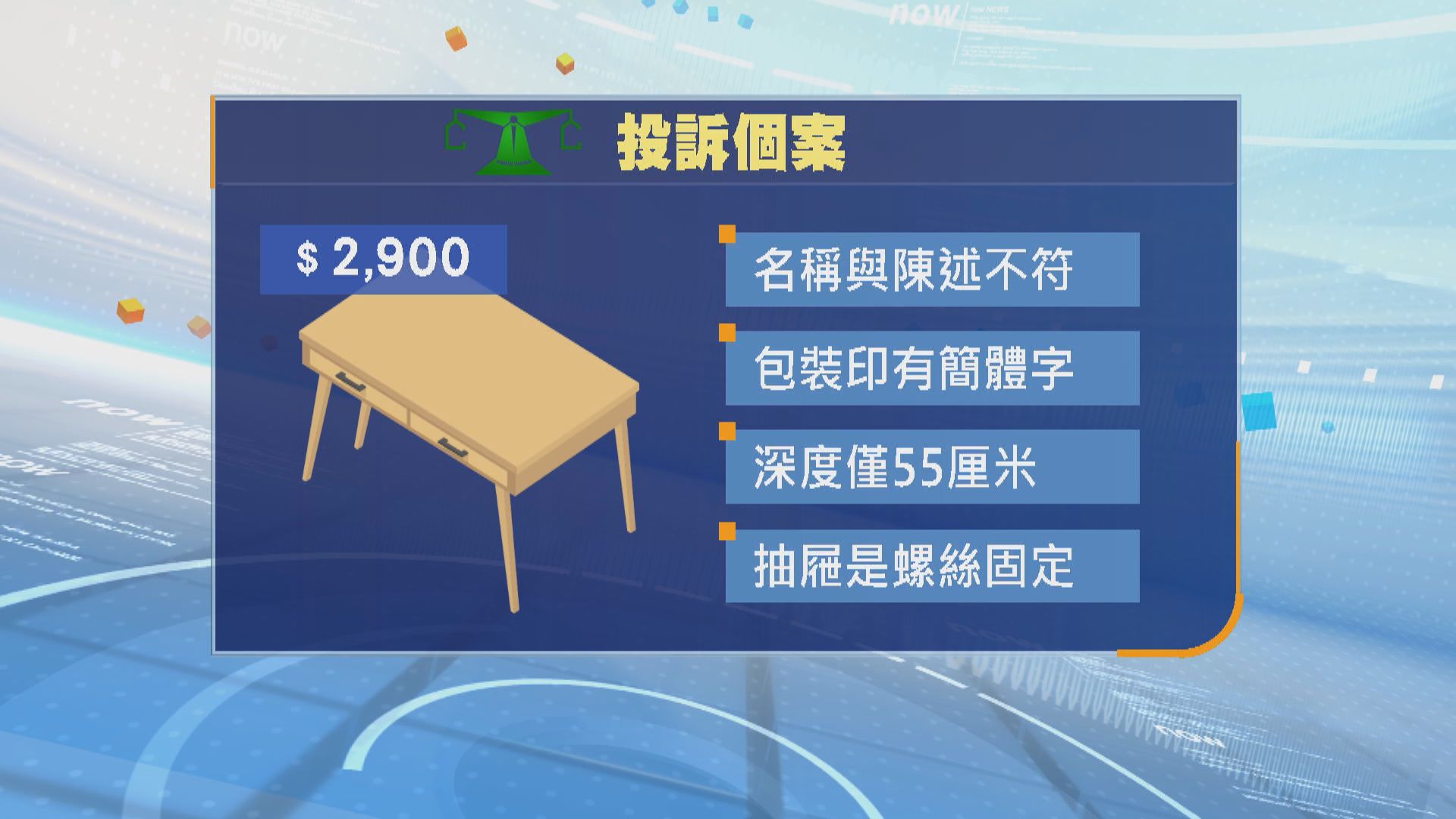 消委會首4個月接146宗家具相關投訴