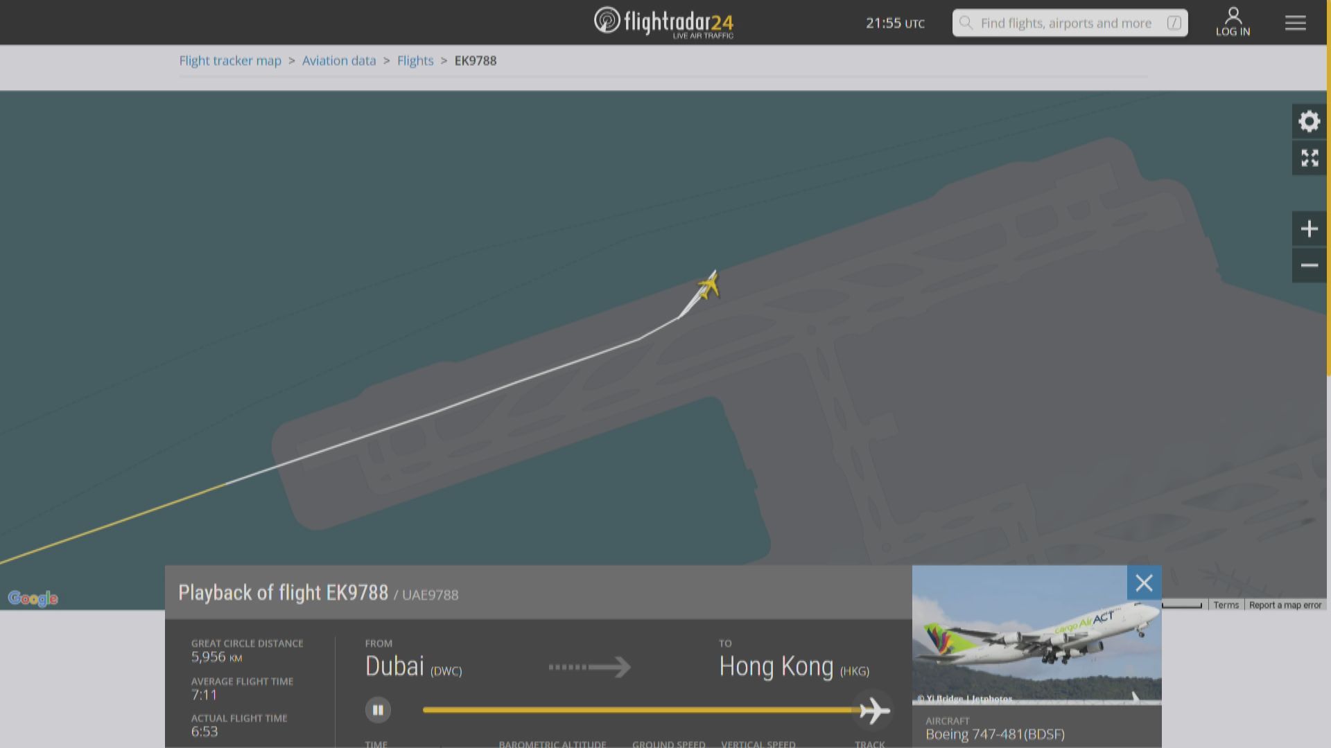 迪拜來港貨機滑出跑道　地勤車墮海釀兩人死亡