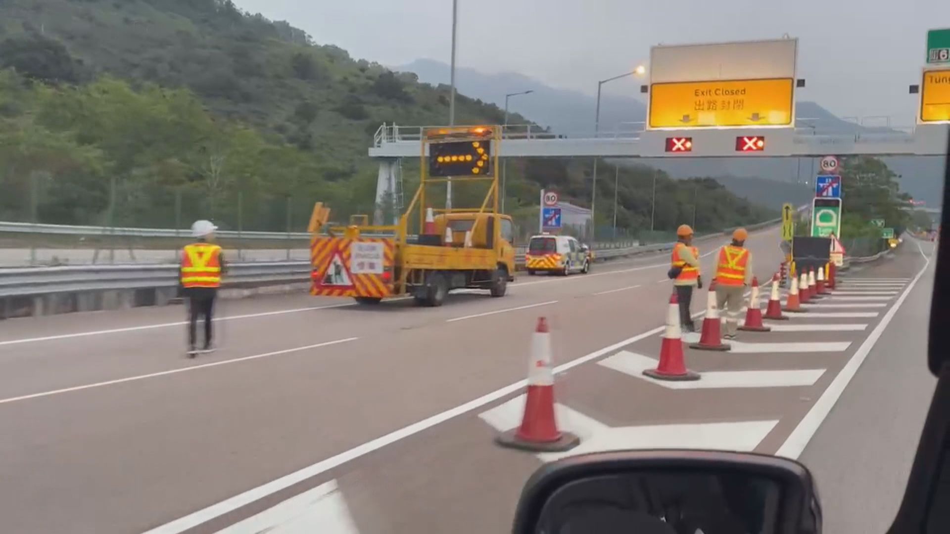 全運會跨境單車測試賽上演　北大嶼山多個路段封閉